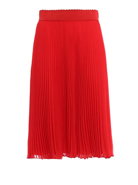 midi pleated givenchy skirt|Shop Givenchy Pleated Midi Skirt .